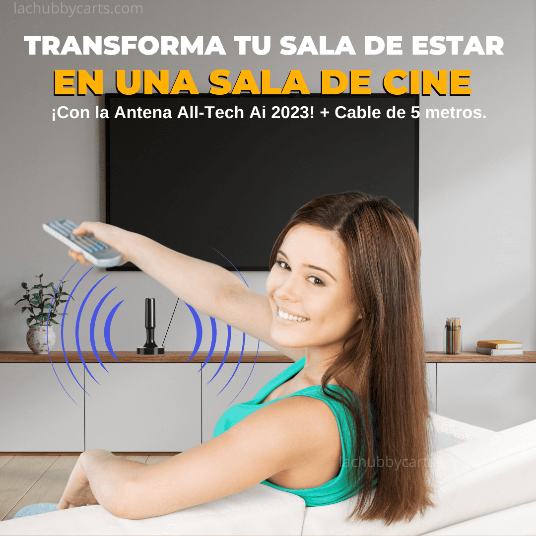 Antena Digital HDTV All Tech Terrestre Interior MN3010 - COMPRE 1 LLEVA 2