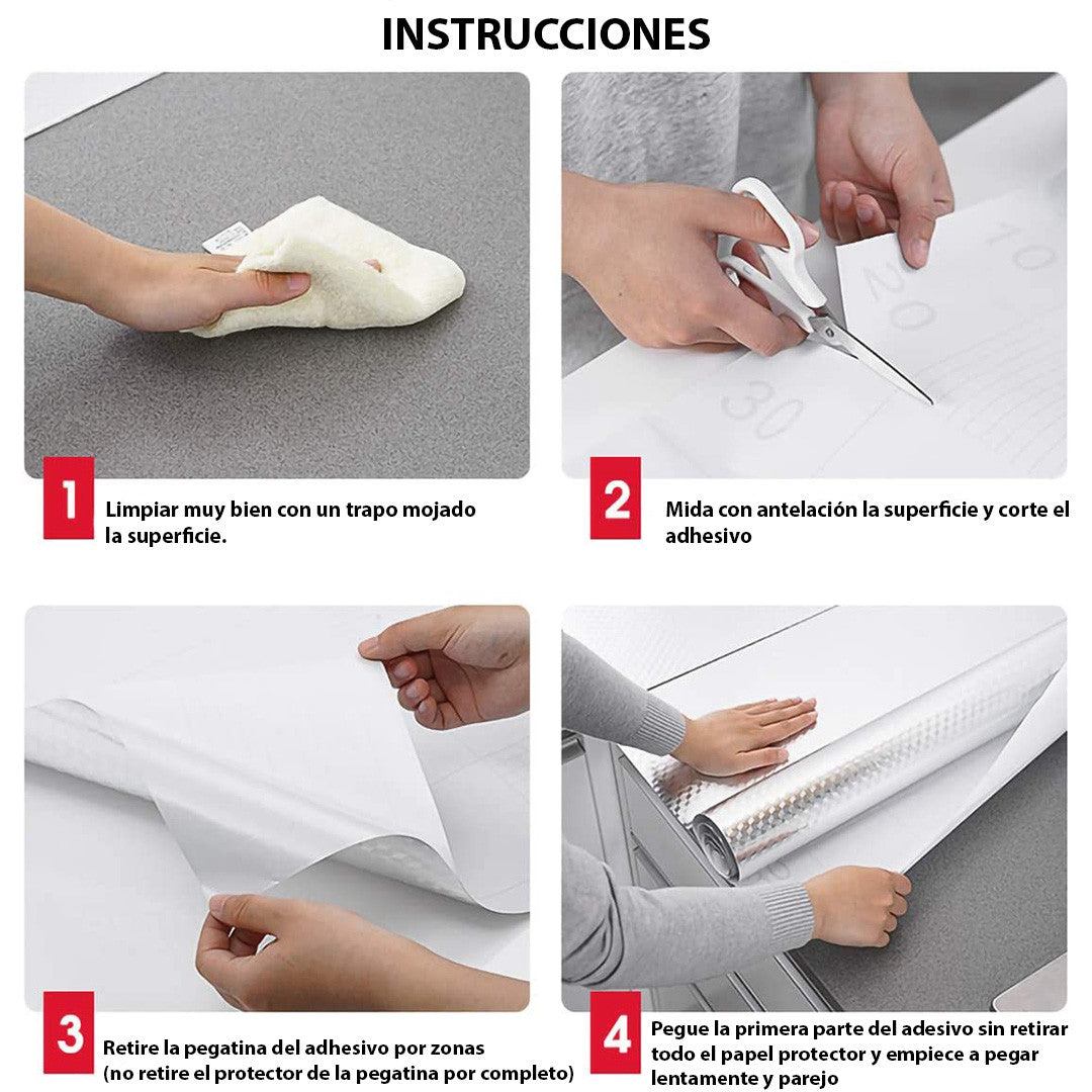Kit Cocina Impermeable - ¡Paga 1 Metro y Lleva 2 Más Gratis! - ¡Paga al Recibir y Revisa en Casa!