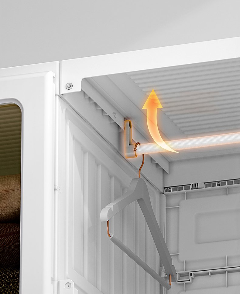 Armario Closet Doble Desarmable Portatil
