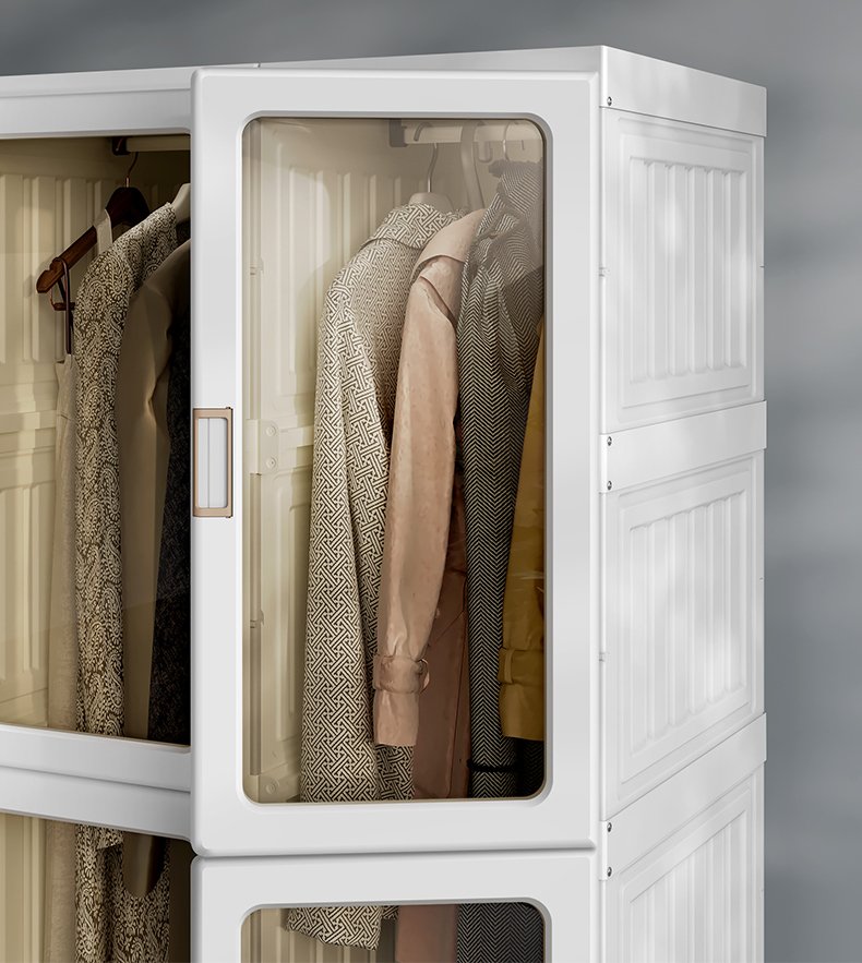 Armario Closet Doble Desarmable Portatil
