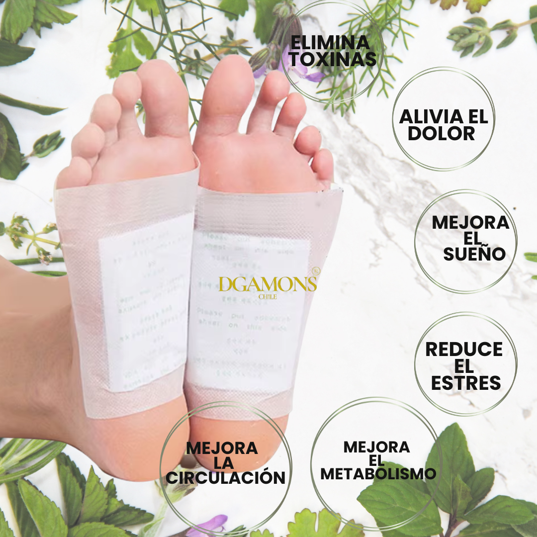 PARCHES DESINTOXICANTES KINOKI™ - OFERTA LLEVA 100 UNIDADES