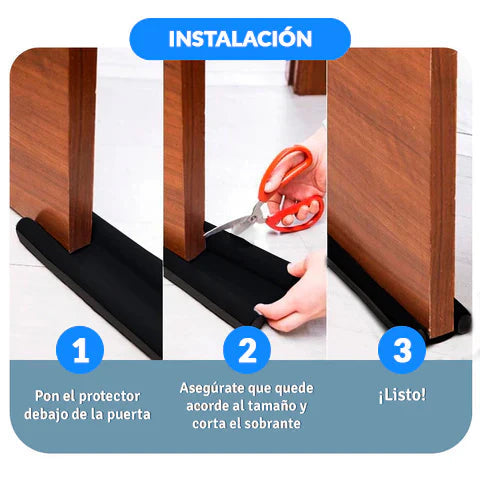 Burlete Aislante Protector de Puerta - Danos tu dirección y Llegará a tu casa en hasta 5 días hábiles.