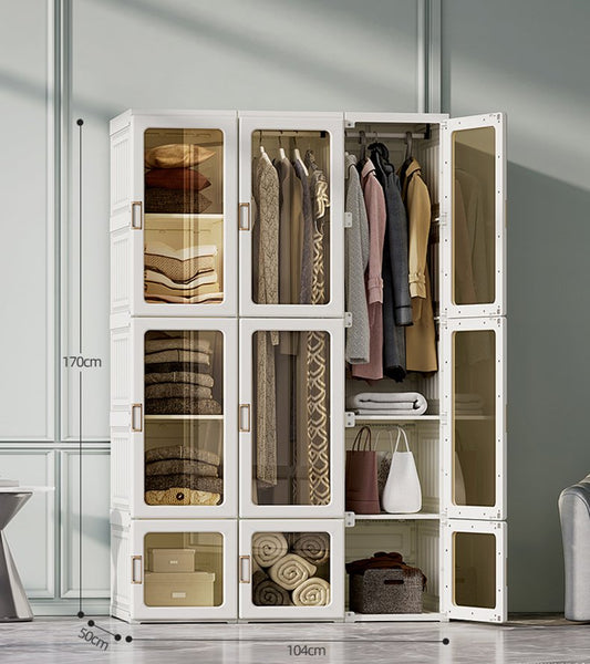 Armario Closet Doble Desarmable Portatil - Adquira 1 lleva 2 [SOLO HOY]