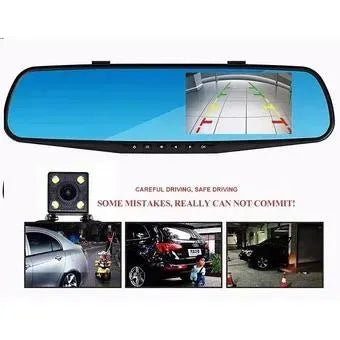 Cámara de espejo retrovisor HD con visión nocturna - Mejore su seguridad y facilidad de estacionamiento - PAGO CONTRA REEMBOLSO - ENVÍO GRATIS
