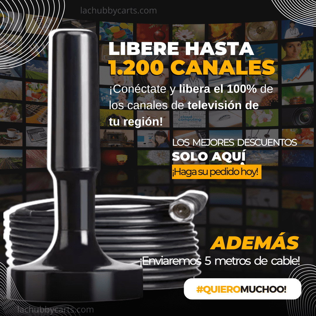 Antena Digital HDTV All Tech Terrestre Interior MN3010 -  COMPRE 1 LLEVA 2