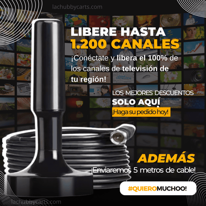 Antena Digital HDTV All Tech Terrestre Interior MN3010 -  COMPRE 1 LLEVA 2