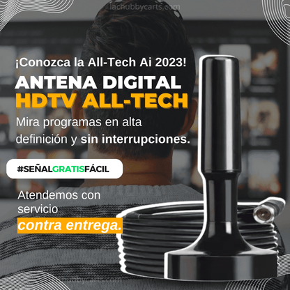 Antena Digital HDTV All Tech Terrestre Interior MN3010 -  COMPRE 1 LLEVA 2