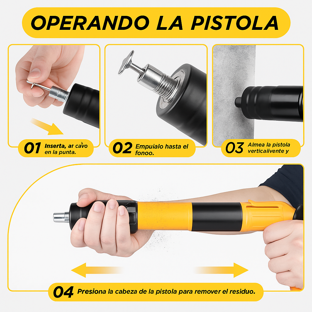 Pistola De Clavos Heavy Impact  + Regalo