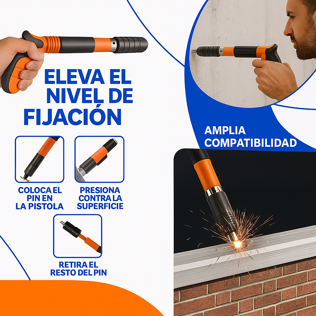 Pistola De Clavos Heavy Impact  + Regalo