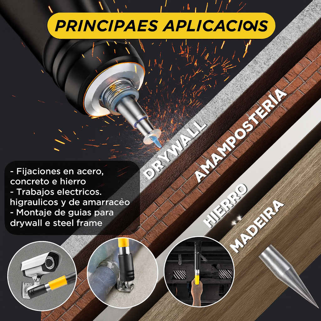 Pistola De Clavos Heavy Impact  + Regalo