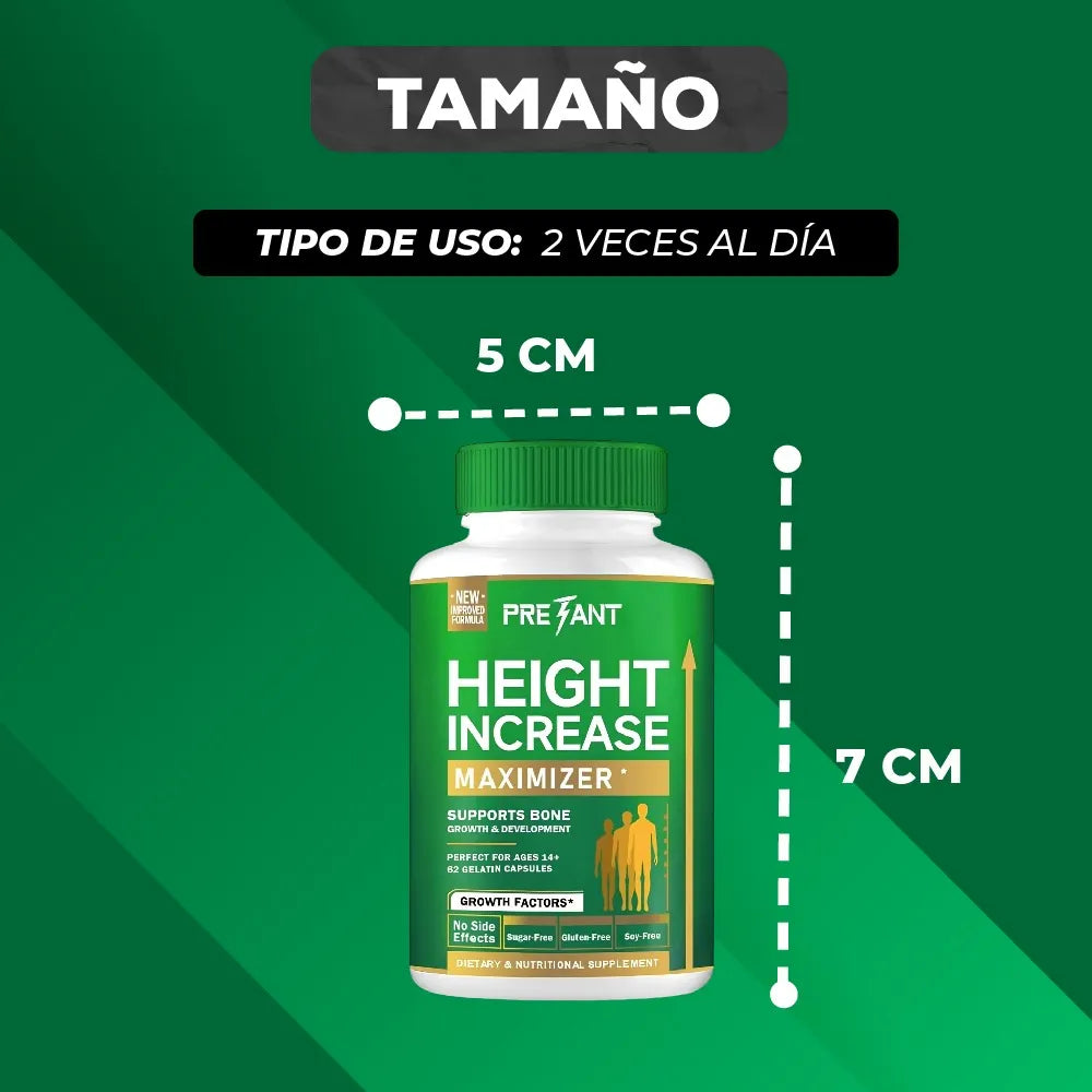 Pretant Height Increase - PAGA 1 LLEVA 2 SOLO HOY