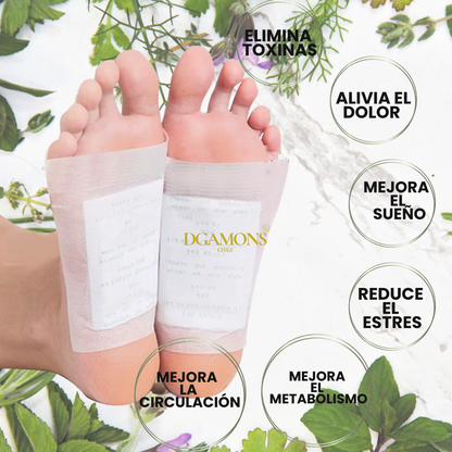 PARCHES DESINTOXICANTES KINOKI™ - OFERTA LLEVA 100 UNIDADES