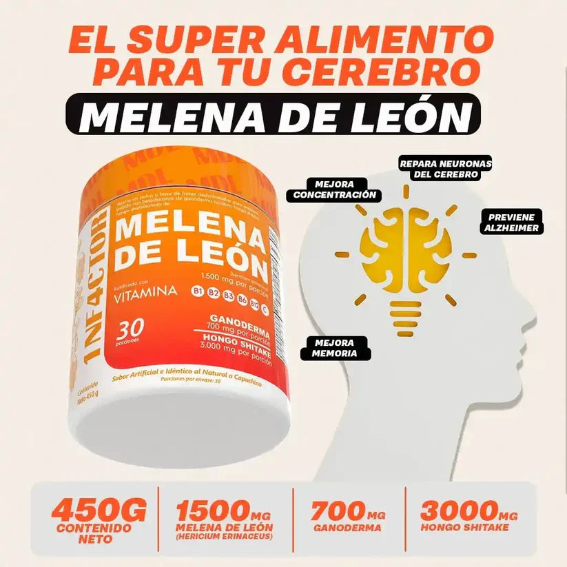 F - Melena de Léon: El hongo medicinal que está revolucionando la salud cognitiva.
