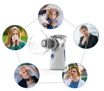 Nebulizador e inhalador silencioso portátil