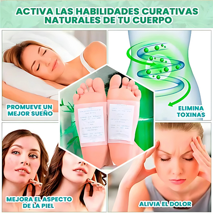 Parches DETOX™ para Pies con Fórmula Natural - 30 Parches