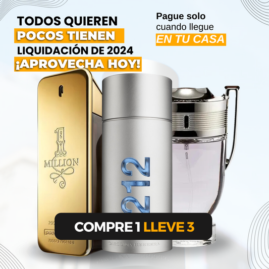 [COMBO LUXE] KIT 3 Perfumes - Compre 1 Lleve 3