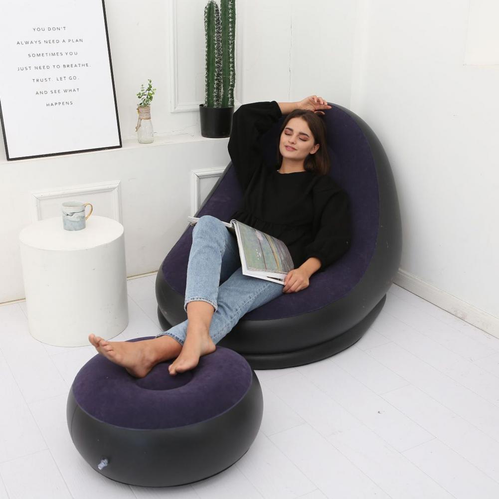 Puff Inflable Portátil Ultra Lounge 2 en 1 - Envío Gratis Solo Hoy