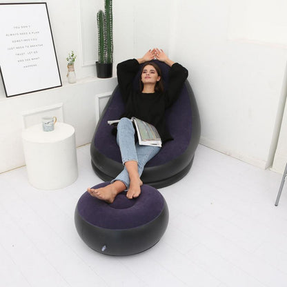 Puff Inflable Portátil Ultra Lounge 2 en 1 - Envío Gratis Solo Hoy