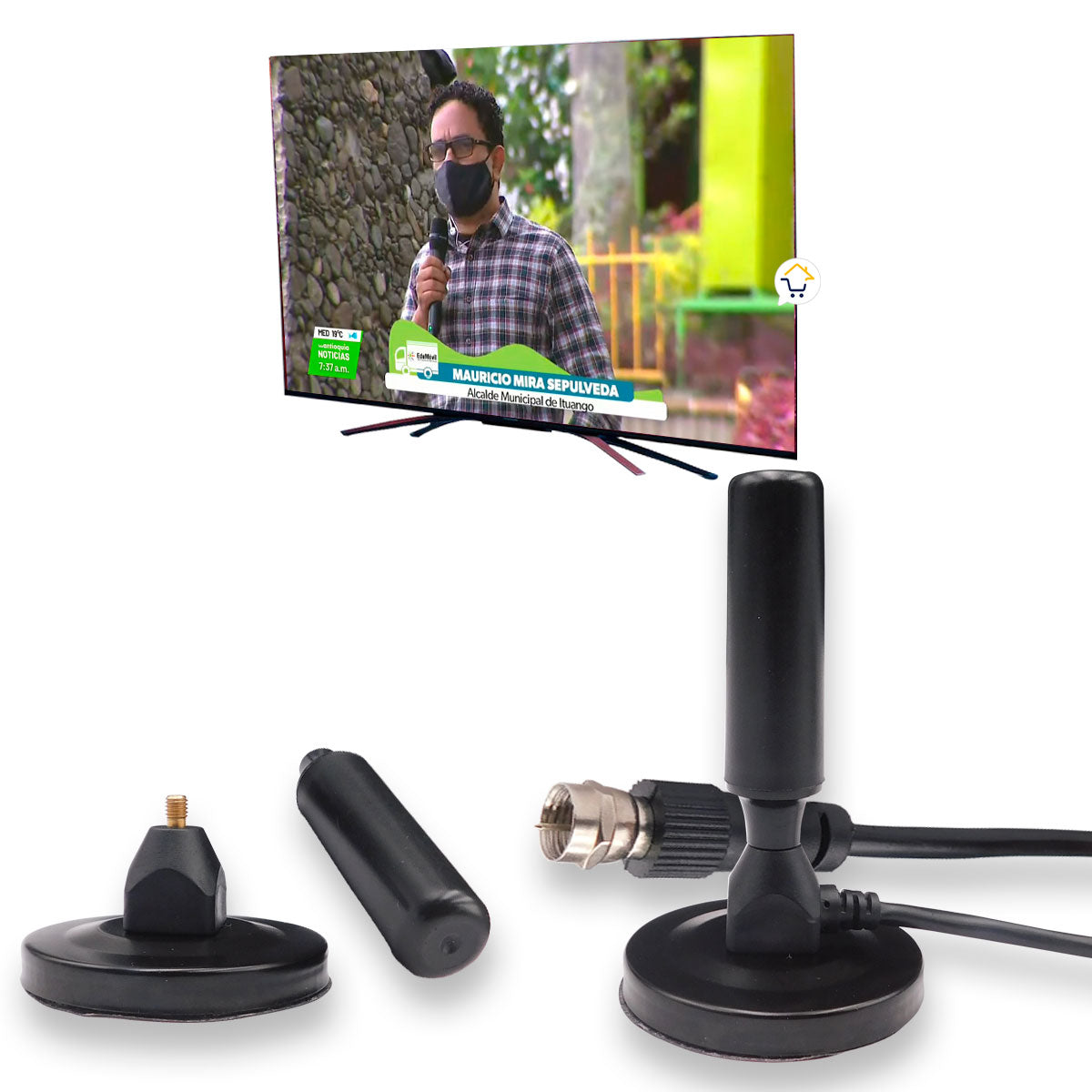 Antena Digital HDTV All Tech Terrestre Interior MN3010 -  COMPRE 1 LLEVA 2