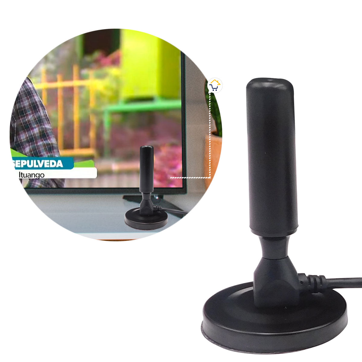 Antena Digital HDTV All Tech Terrestre Interior MN3010 -  COMPRE 1 LLEVA 2