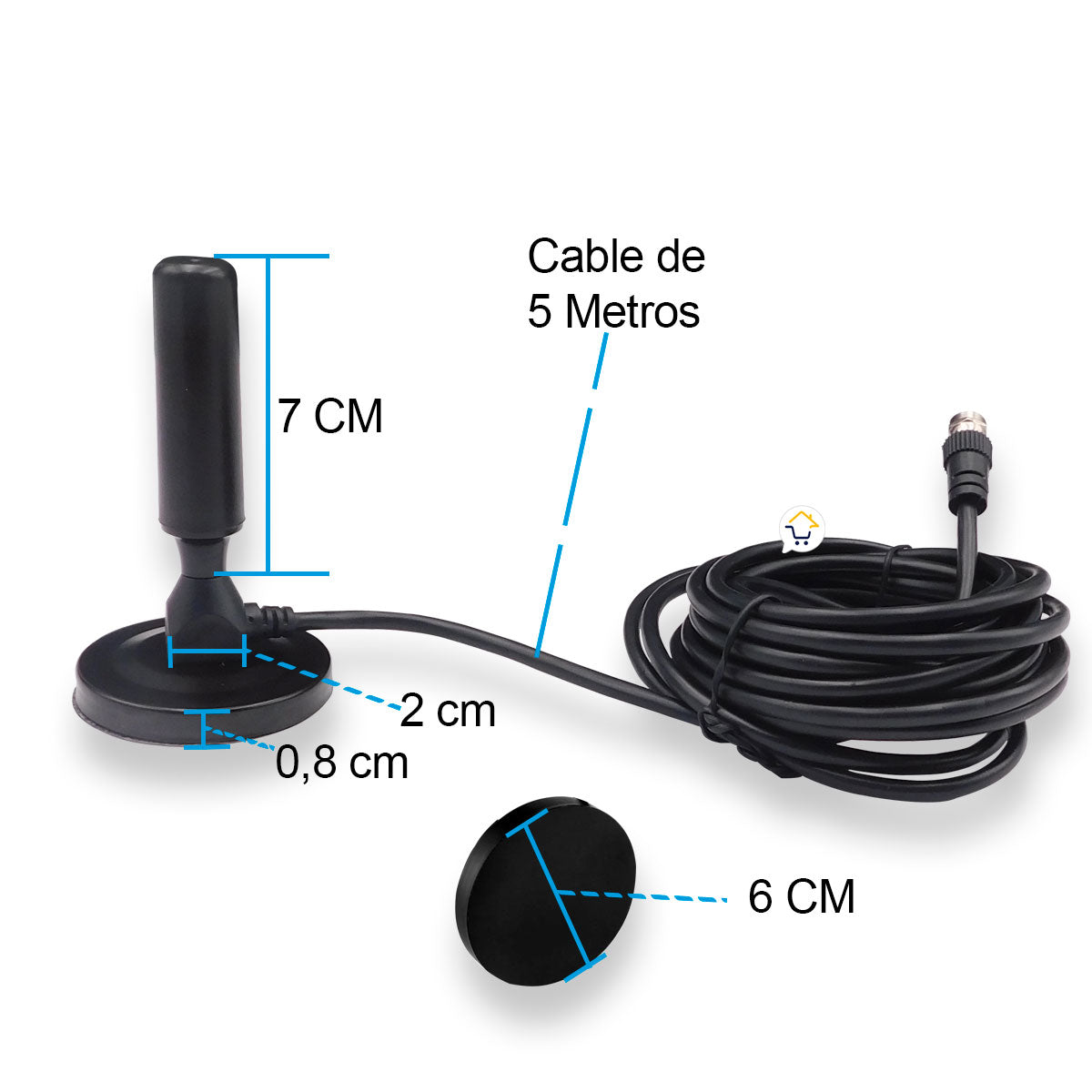Antena Digital HDTV All Tech Terrestre Interior MN3010 -  COMPRE 1 LLEVA 2