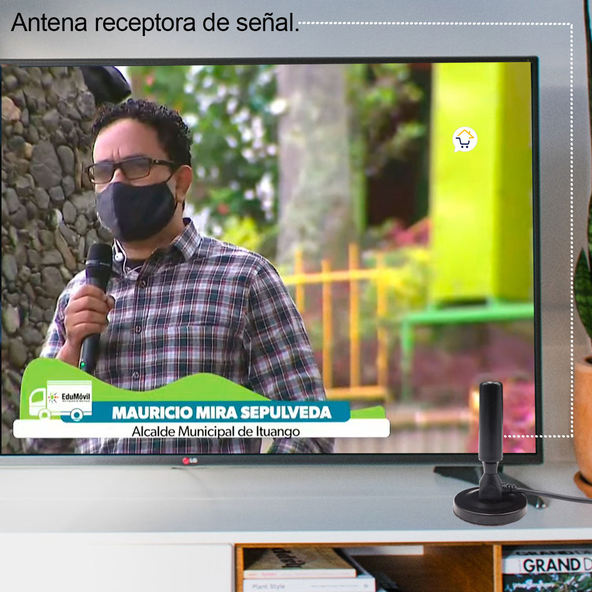 Antena Digital HDTV All Tech Terrestre Interior MN3010 -  COMPRE 1 LLEVA 2