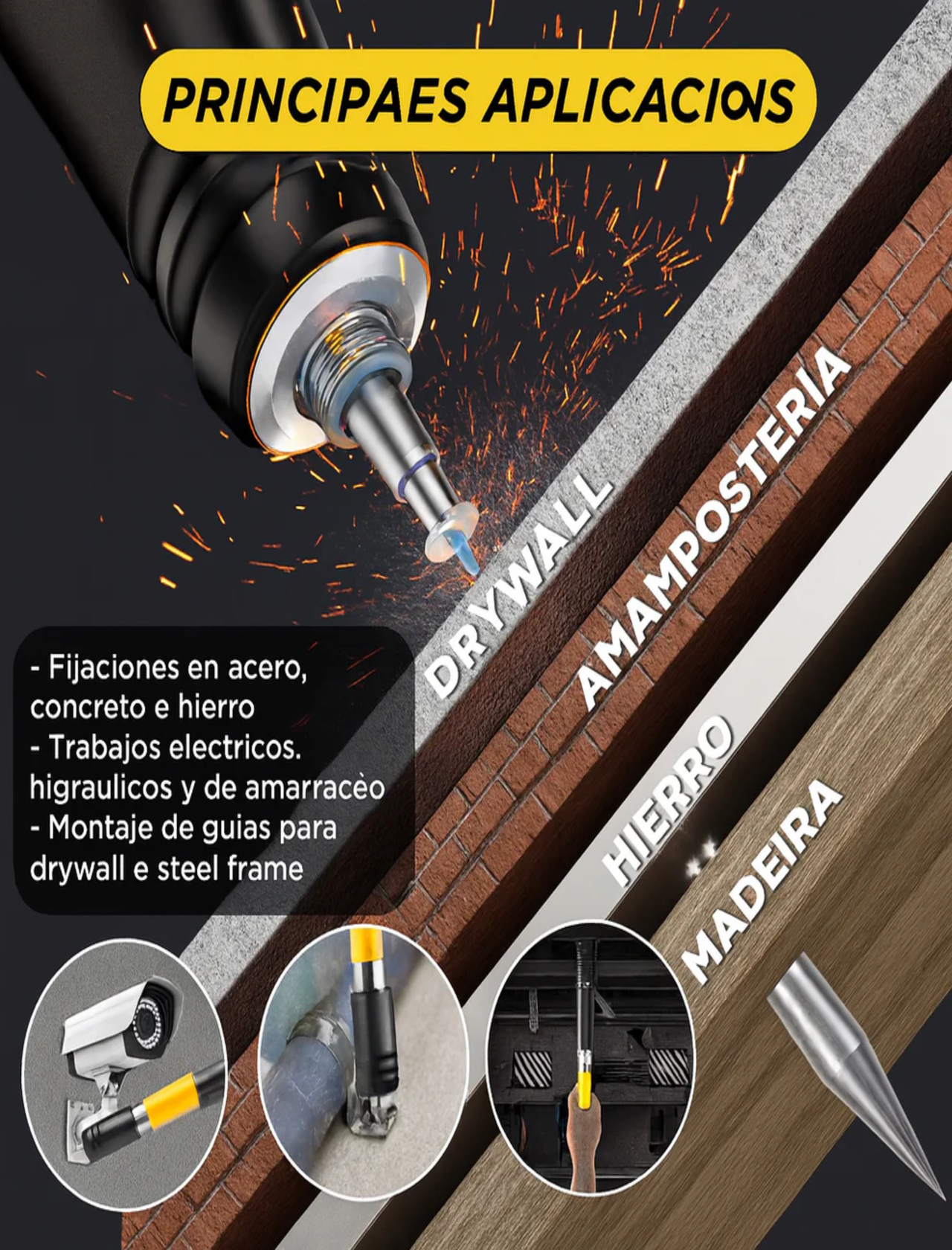 Pistola De Clavos Heavy Impact  + Regalo