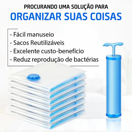 Vacuum Storage + Bomba de aire y 5 unidades