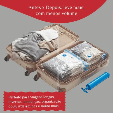 Vacuum Storage + Bomba de aire y 5 unidades