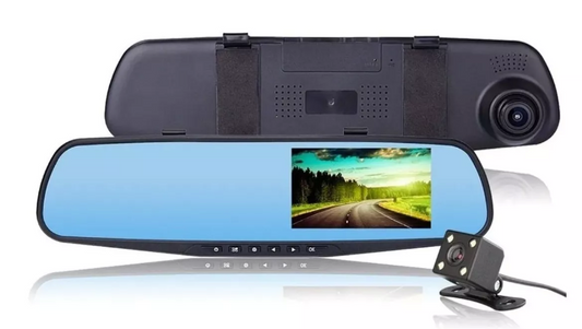 Cámara de espejo retrovisor HD con visión nocturna - Mejore su seguridad y facilidad de estacionamiento - PAGO CONTRA REEMBOLSO - ENVÍO GRATIS
