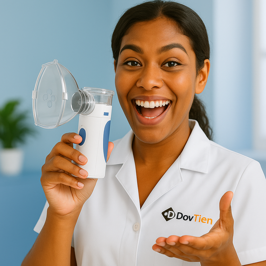 Nebulizador e inhalador silencioso portátil